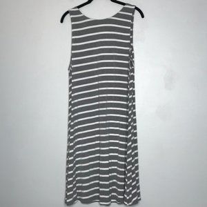 Old Navy Stripe Sleeveless Swing Dress Size XL